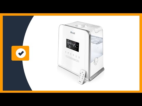 LEVOIT Humidificador Ultrasónico 5,5L de Vapor Caliente y Frío a Bebes y Plantas con Almohadilla